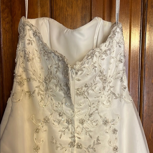 David's Bridal Ivory Wedding Dress - Picture 8 of 14